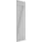 Ekena Millwork True Fit PVC Three Board Joined Board-n-Batten Shutters w/Z-Bar, Hailstorm Gray , 16 1/8W x 28H, PR TFP102BBF16X028ST - alternate 3